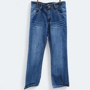 New Retro Fox Men's Blue Denim Jeans 30 Motercross Dirtbike